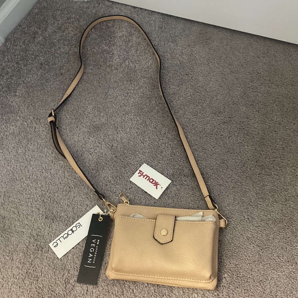 Tan crossbody bag